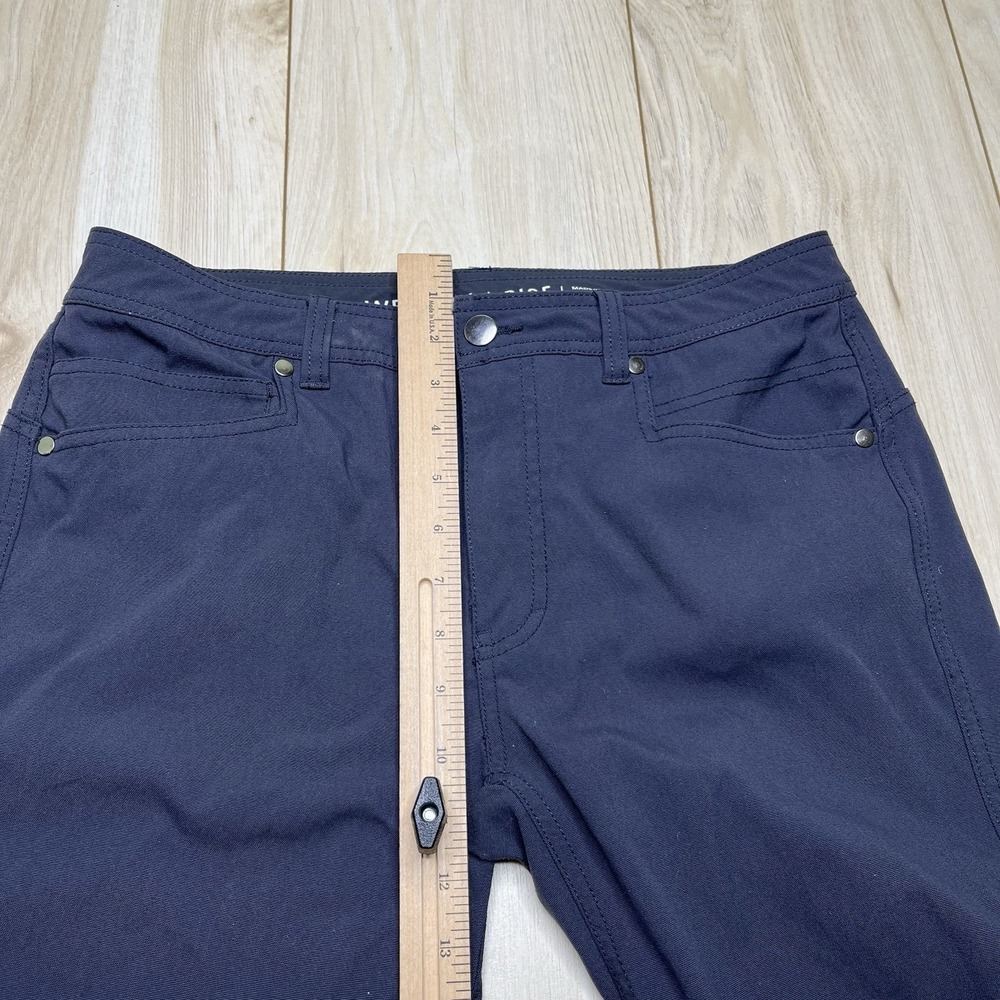 Western Rise Evolution Chino Pants Mens 31x27 Black Tapered Leg Performance - Picture 5 of 10